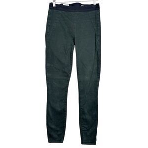 Gap 1969 Resolution Pull-On Legging Jeans‎ Womens Size 27r  Black Elastic Waist